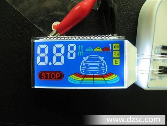 倒車?yán)走_(dá)用lcd
